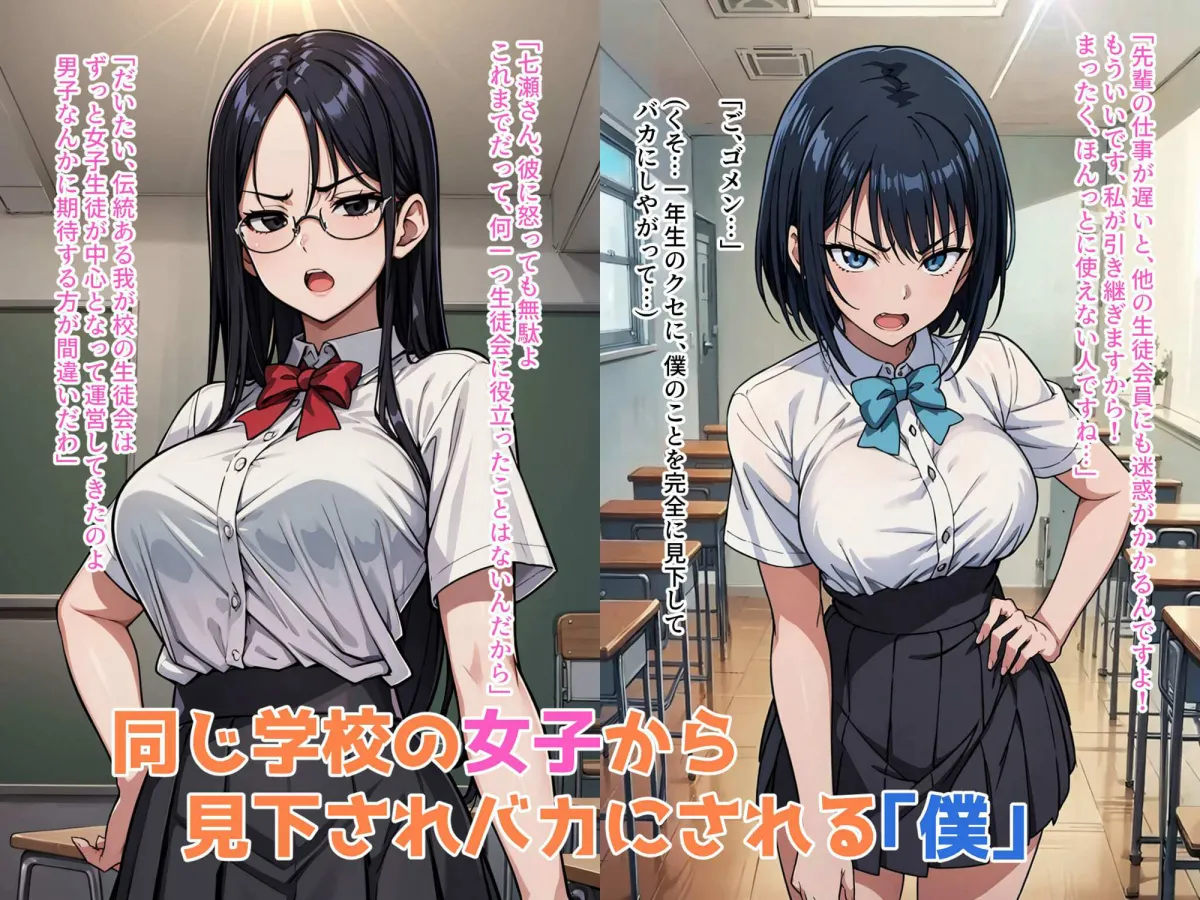 僕の催眠ハーレム 〜僕を見下す女子に逆襲の処女強奪種付け催眠！〜