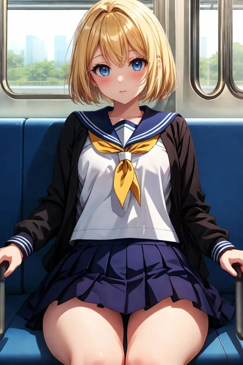 痴漢歓迎露出列車