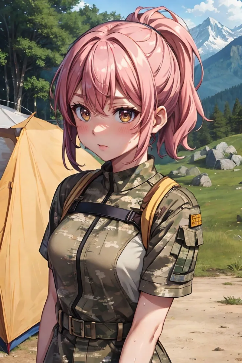 野営訓練膣軍3班