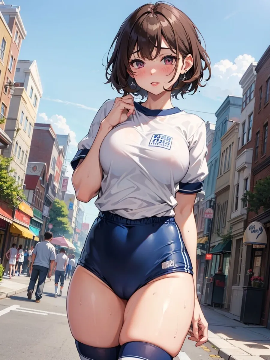 お母さんが可愛すぎるので、土下座してコスプレ写真集のモデルになってもらったCG集