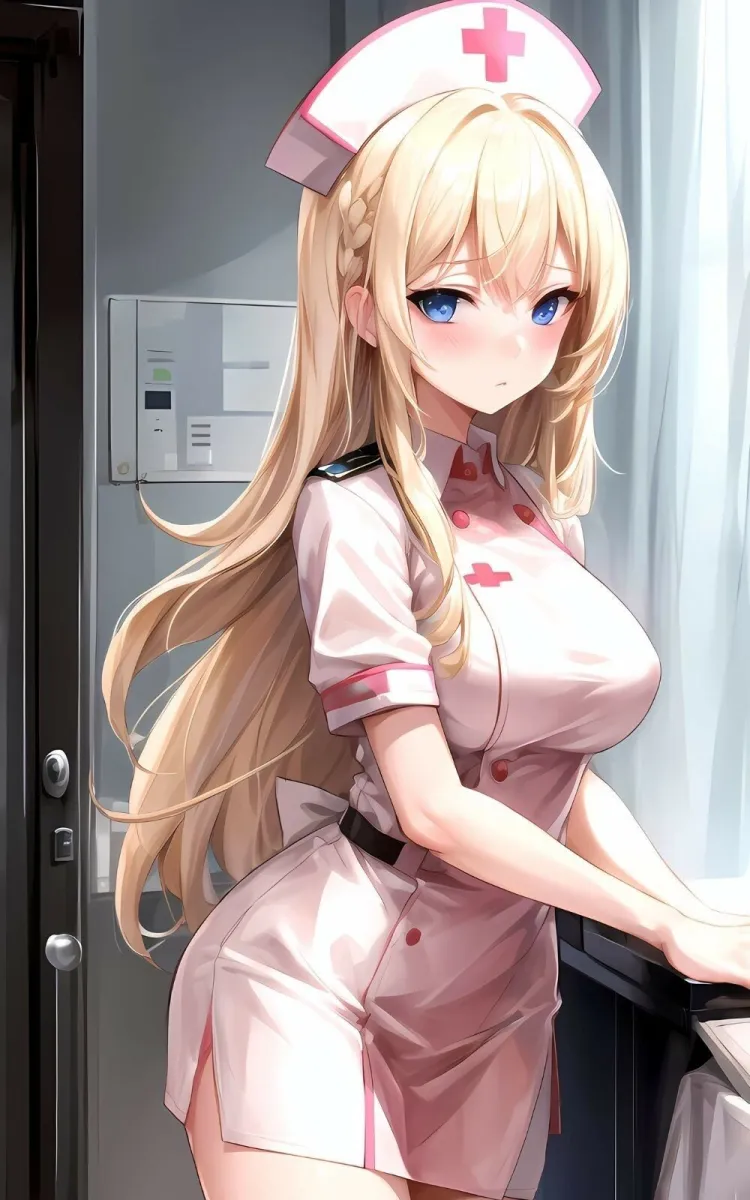 金髪巨乳ナースとヤりまくり