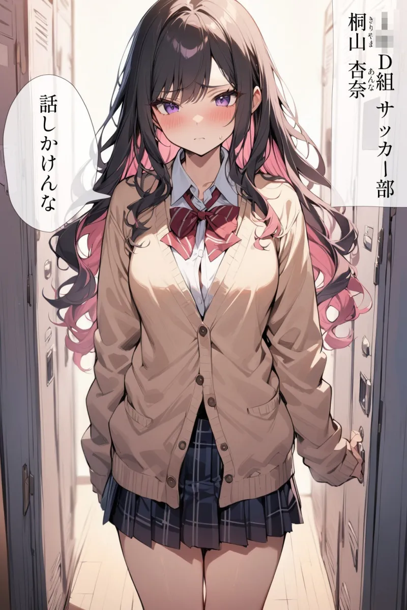 51キャラ 制服JK アヘ顔Ver 即オチ2コマ 生ハメ催眠