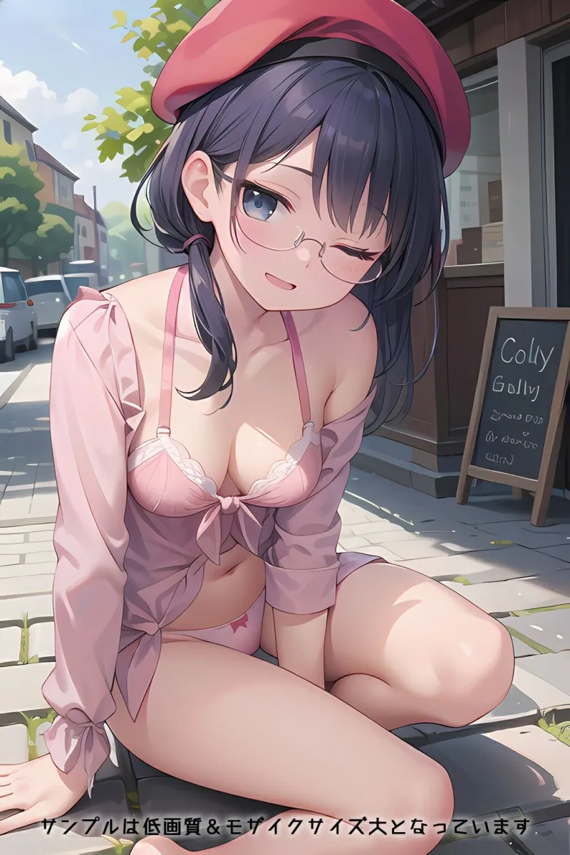 半裸繚乱 帽子女子編