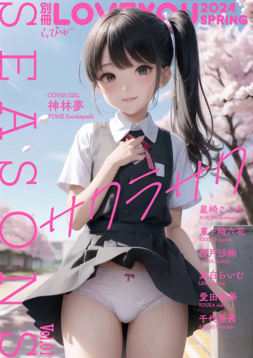 JSアイドルマガジン SEASONS Vol.01 2024春号 ＋裏画像 【別冊LOVEYOU】