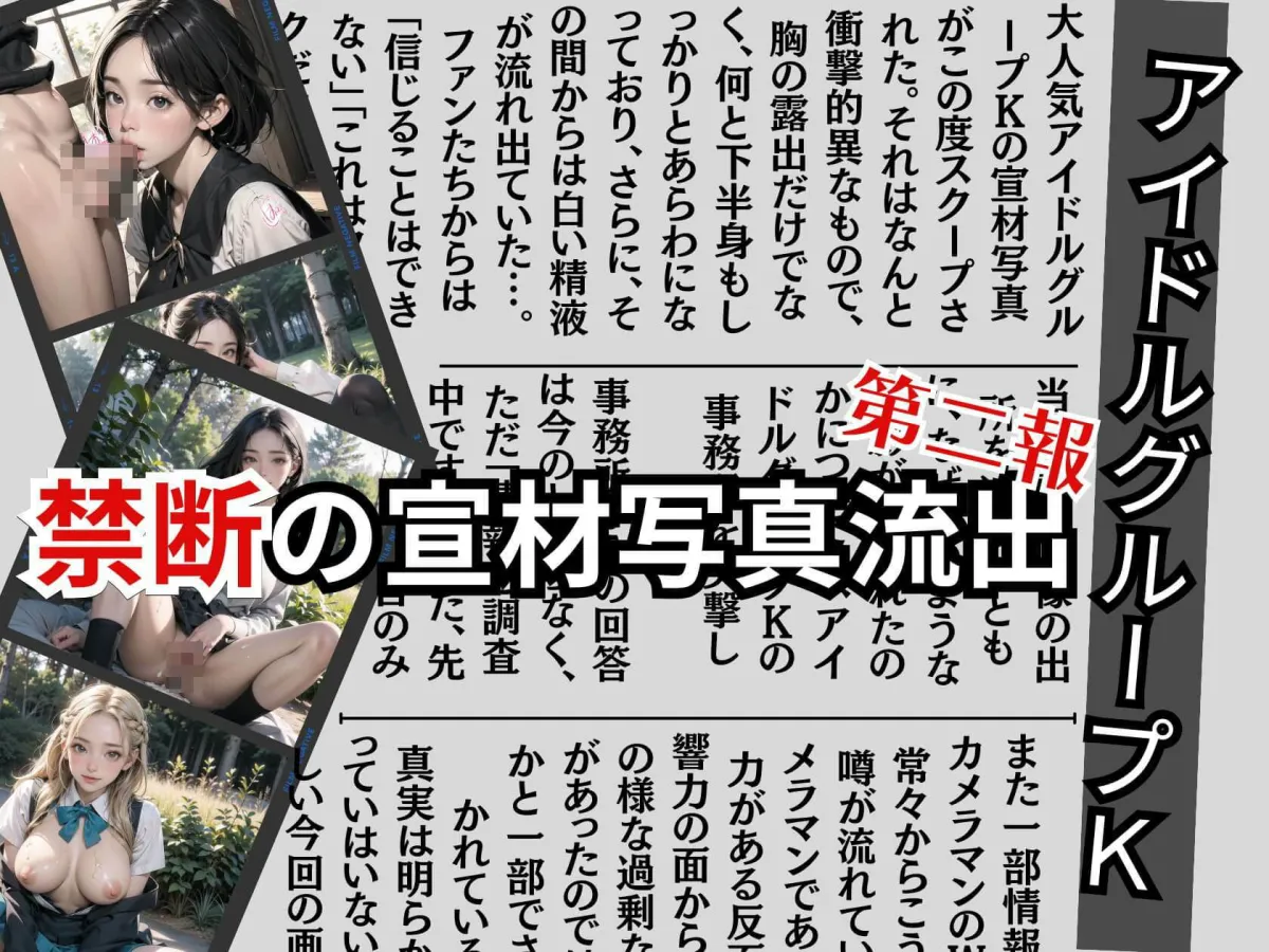 アイドルJK禁断写真の流出第二報【豪華200人の衝撃事実が発覚！】