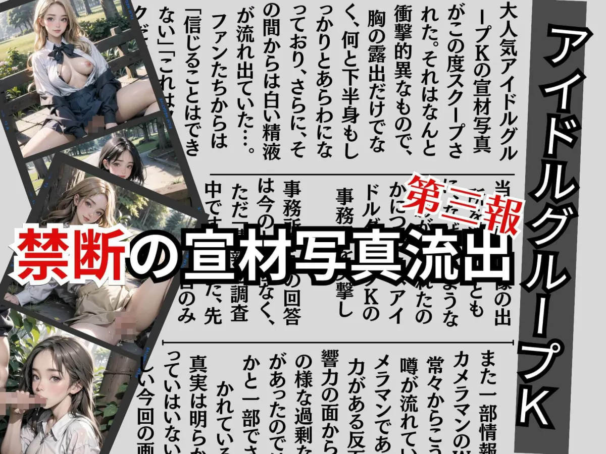 アイドルJK禁断写真の流出第三報【豪華200人の衝撃事実が発覚！】