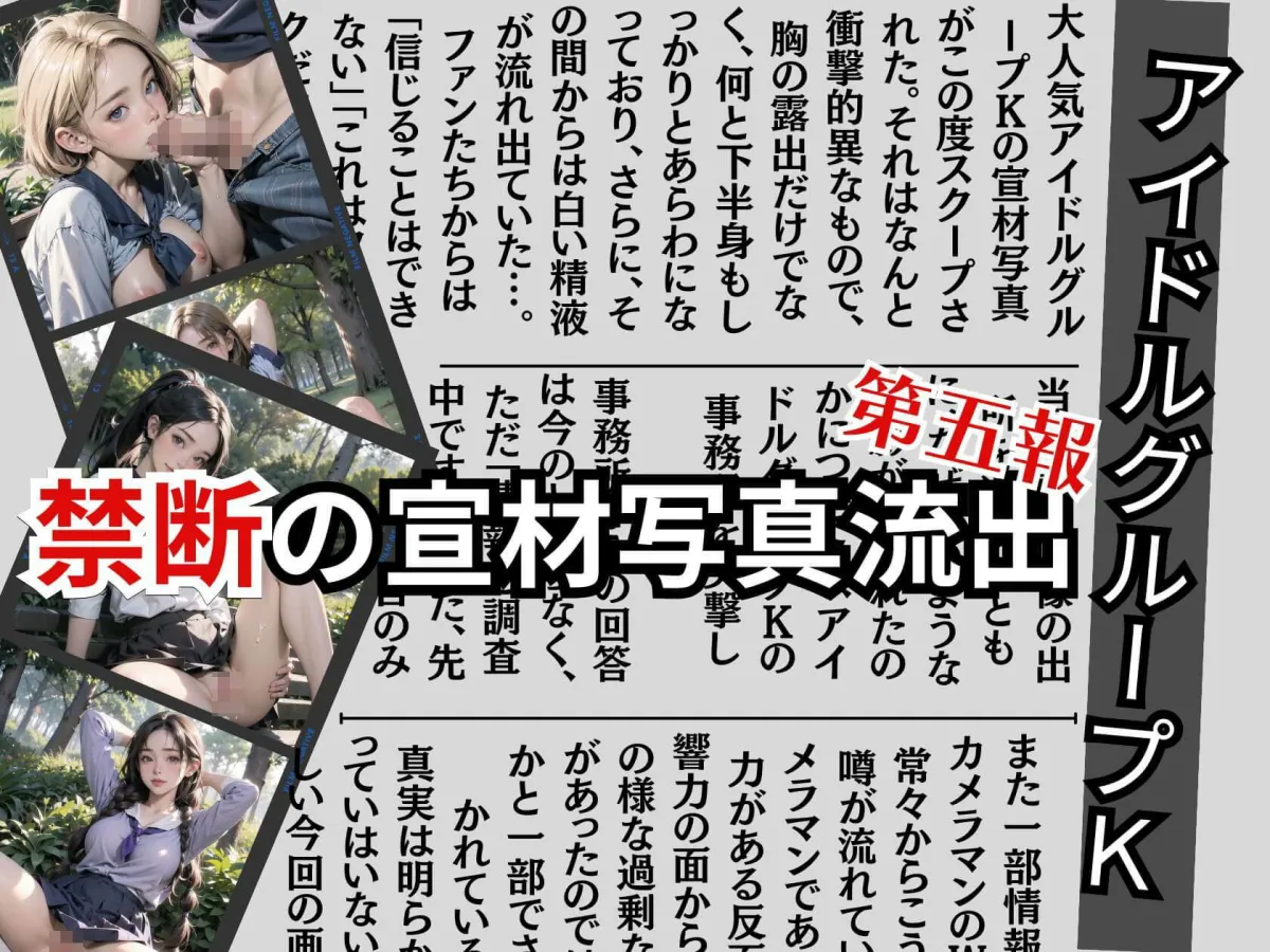 アイドルJK禁断写真の流出第五報【豪華200人の衝撃事実が発覚！】