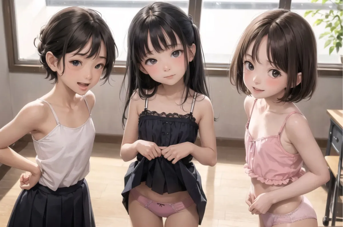 メスガキハーレム♪ 放課後の教室で教え子に絞られる♪