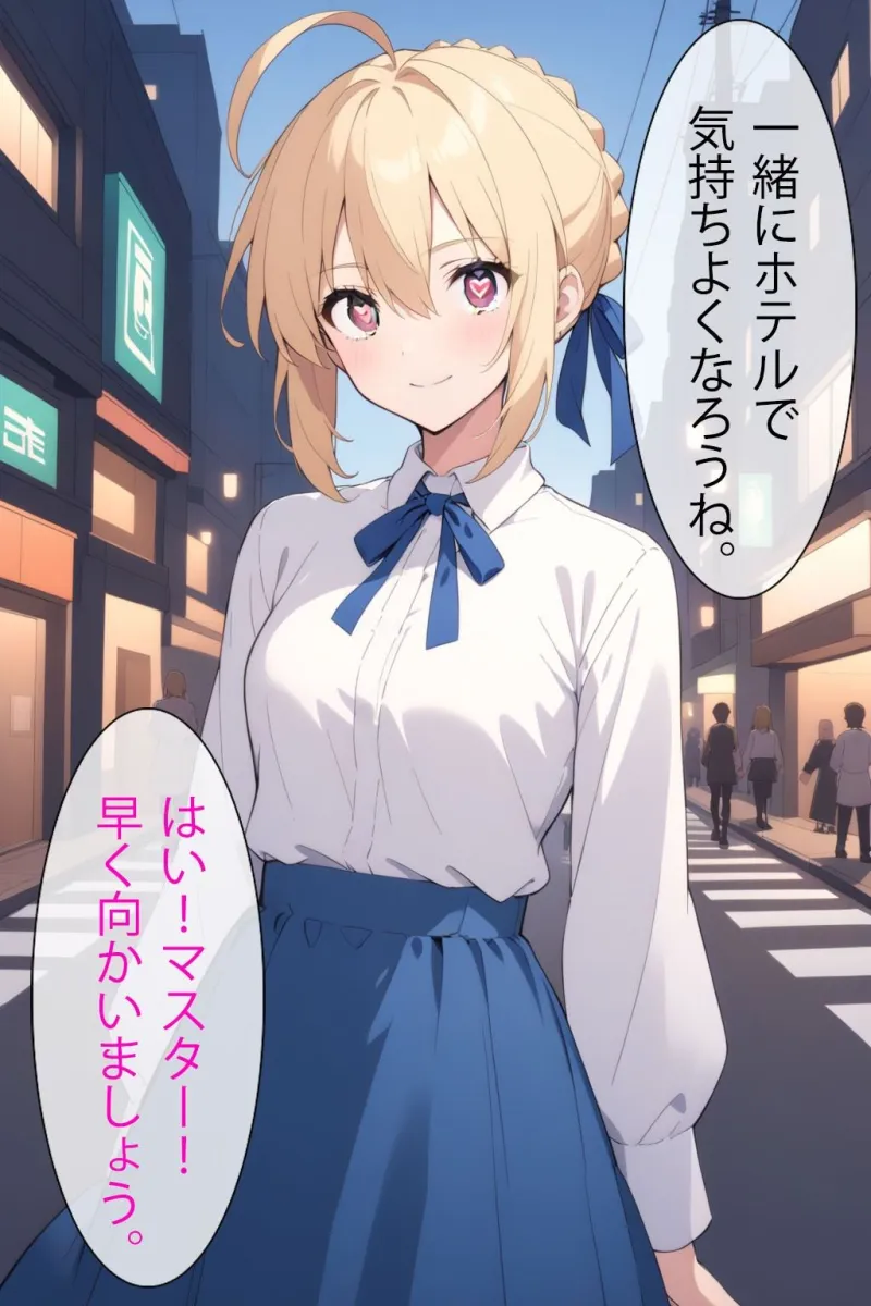 催眠アプリで洗脳されてしまった英霊【セイバー（アルトリア・ペンドラゴン）】