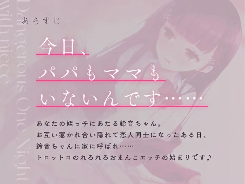 姪っ子とのイケナイ一夜 〜私のお、おまんこ……見てくださいぃ……〜【CV.みたかりん】