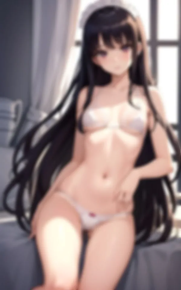 Hな露出メイドは処女だった！？魅惑の身体を撮影厳選100枚