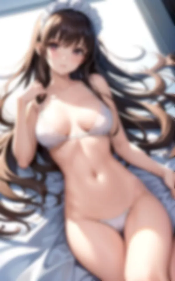 Hな露出メイドは処女だった！？魅惑の身体を撮影厳選100枚