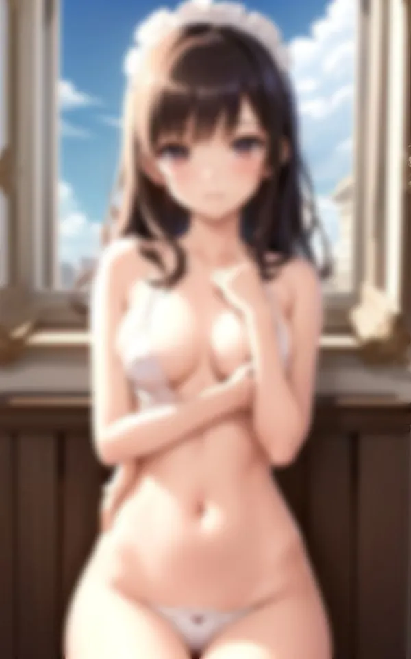 Hな露出メイドは処女だった！？魅惑の身体を撮影厳選100枚