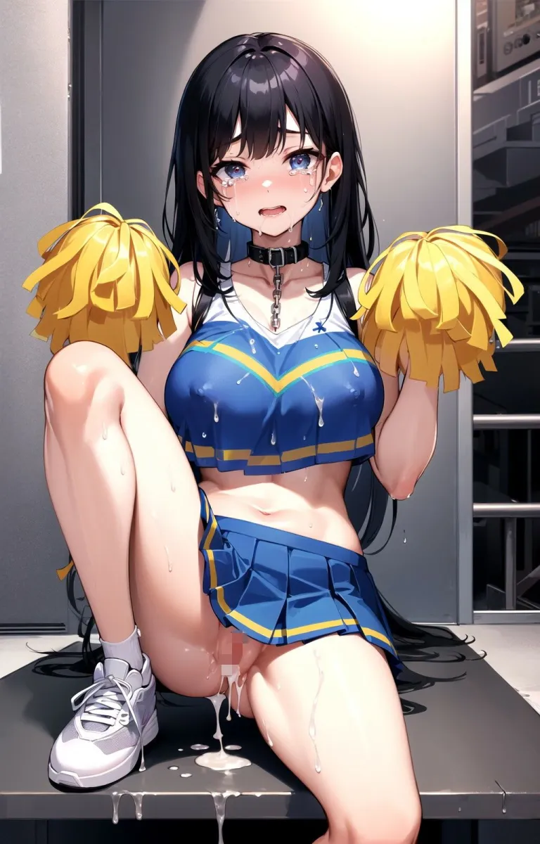 巨乳チアガール（チアリーダー）〜強制中出し射撃〜