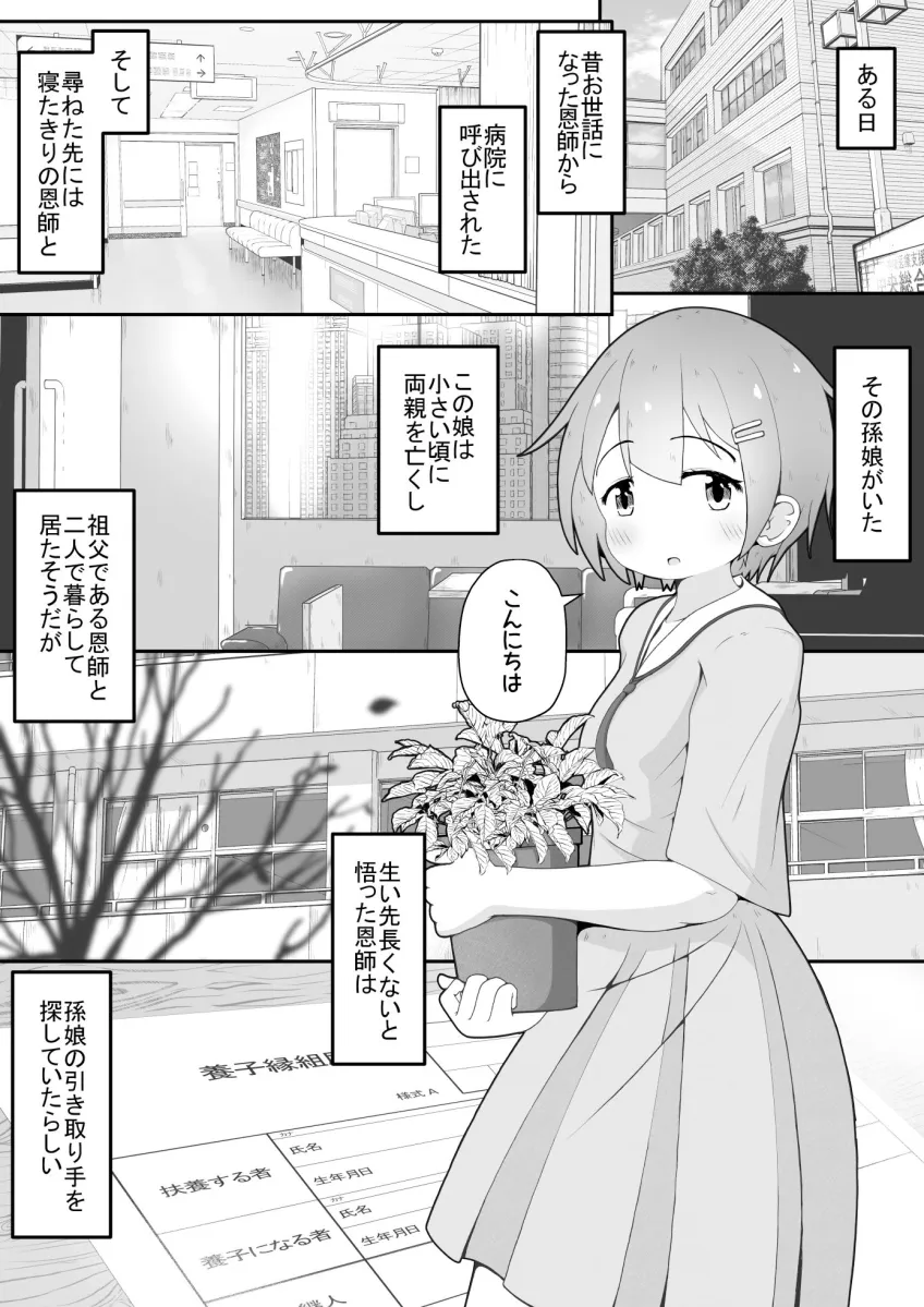 身寄りのない女の子を引き取る事になったので無許可で性奴隷にするお話