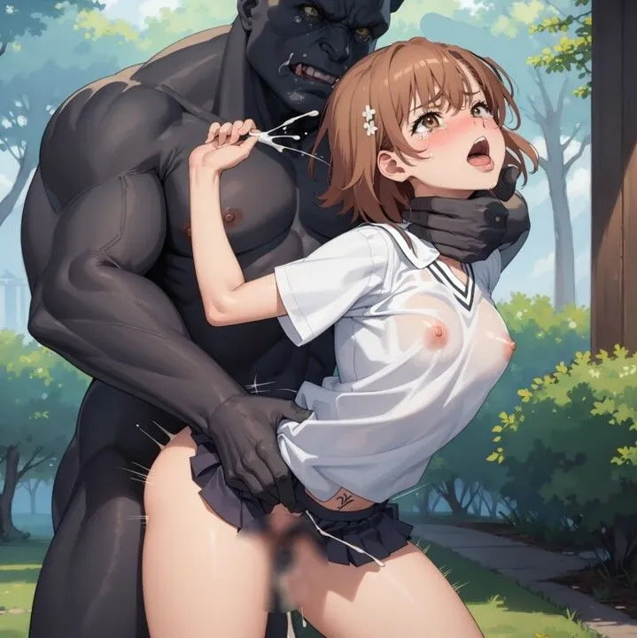 首絞め陵辱34，御坂美琴完全敗北屈服絞め