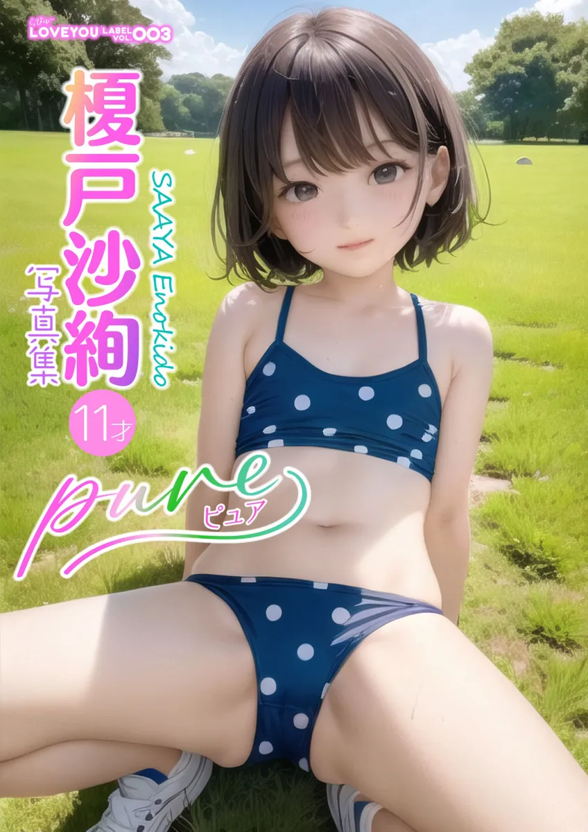 JSアイドル写真集 榎戸沙絢 pure ＋裏画像 【LOVEYOU LABEL VOL.03】