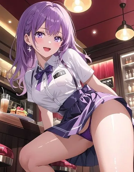 ぱんちらレストラン〜ウエイトレスのしゃがみパンチラ編〜