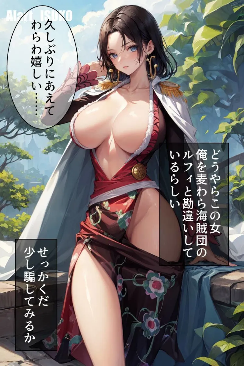 ルフィ！わらわに種付けするのじゃ！変態女帝ボア・ハンコック