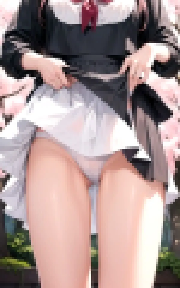 女子高生×パンチラ