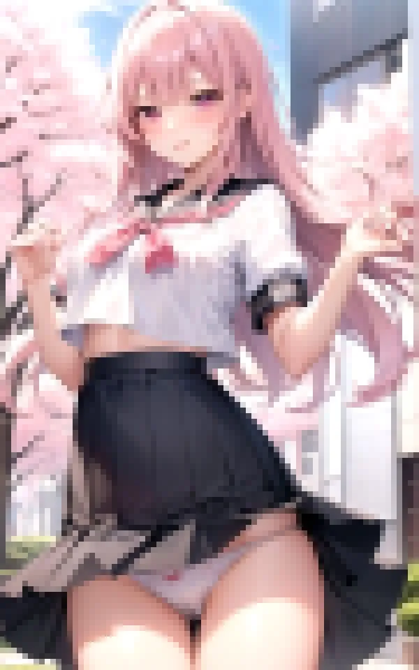 女子高生×パンチラ