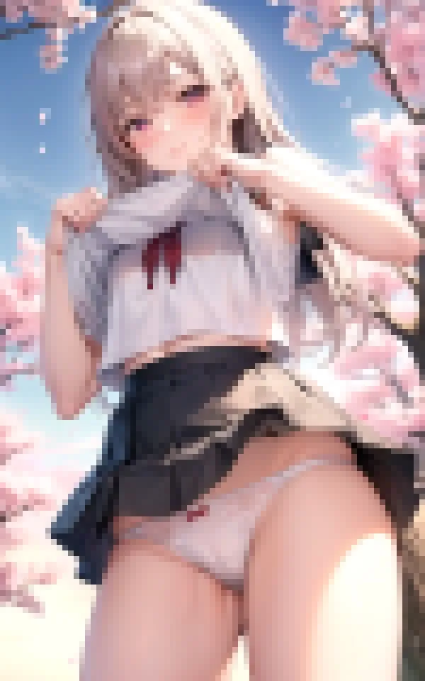 女子高生×パンチラ