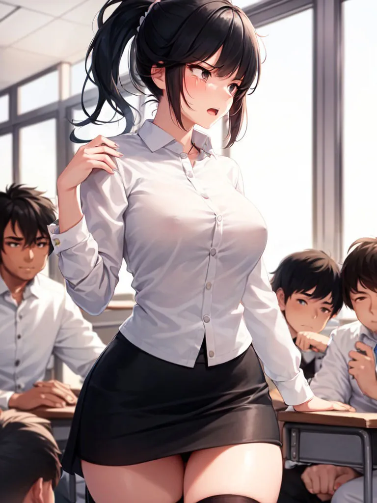 犯された新米教師