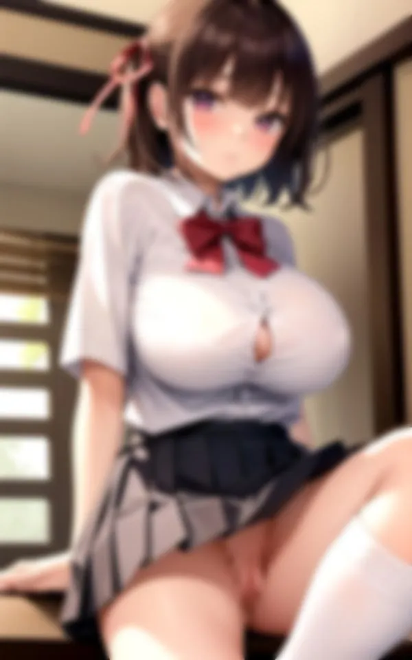 おまんこをさらけ出して色仕掛けしてくる援交大好き女学生