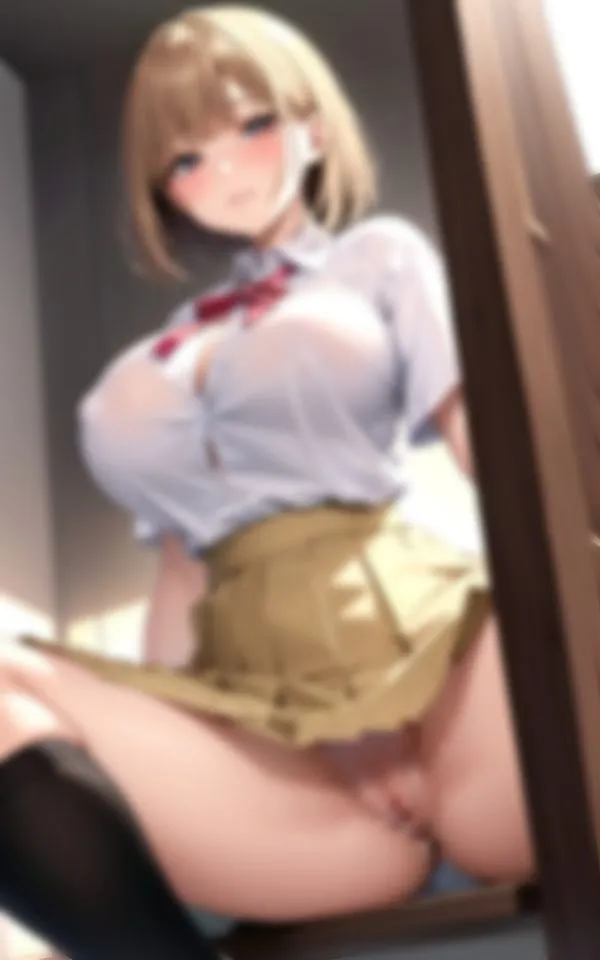 おまんこをさらけ出して色仕掛けしてくる援交大好き女学生