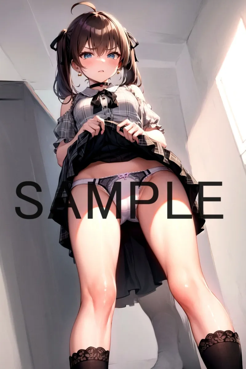 不機嫌そうな顔でパンツを見せてもらう【ホロメン】