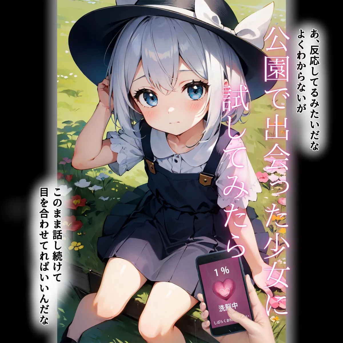 催眠アプリを手に入れたおじさんが、銀髪美人母娘を妊娠させる話