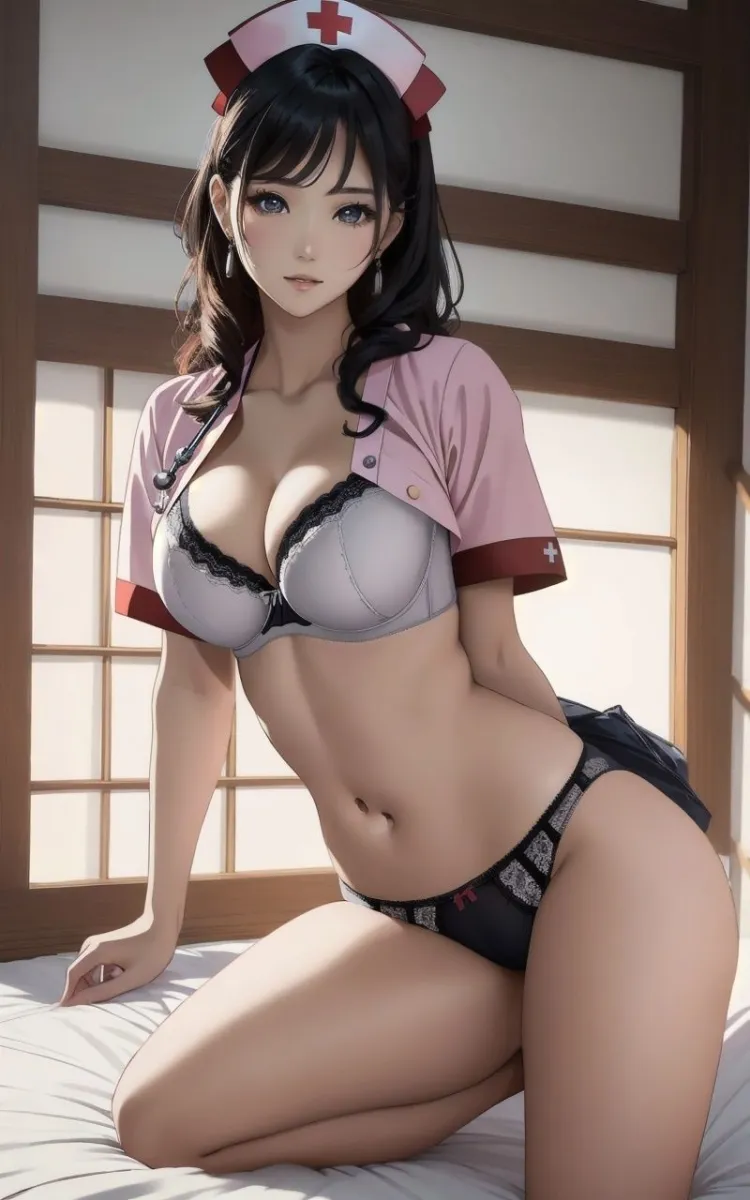 【超高画質グラビア写真集】ナースの下着。癒しの50枚〜4巻〜