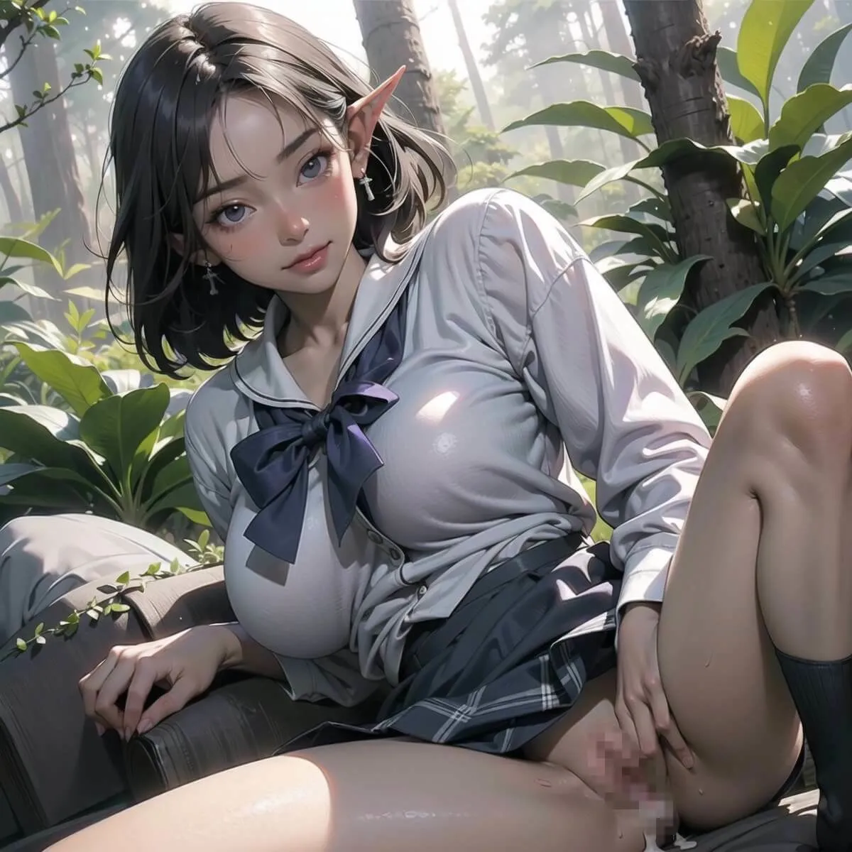 美少女エルフJKに種付け天国2【豪華CG200枚収録】