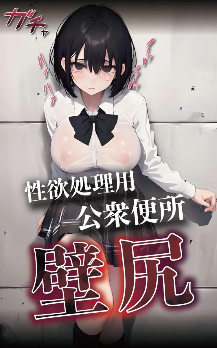 女子校生『壁尻』公衆便所【高画質400ページ】