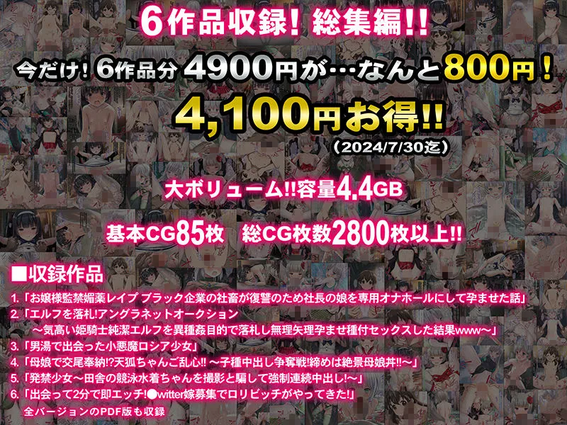 【期間限定 75％OFF】貧乳〜ロリカワ貧乳少女7人！〜【6作品総集編】