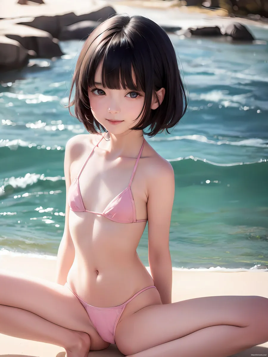 AI貧乳少女2024年2月イラスト集