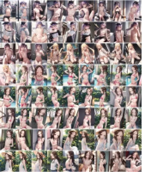 AI貧乳少女2024年2月イラスト集