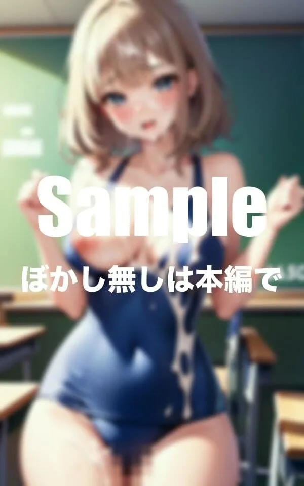 スク水美女にぶっかけ仕放題！？