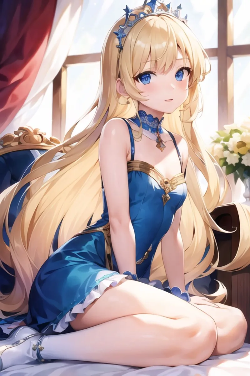 ロリ金髪プリンセスとの子作りSEX