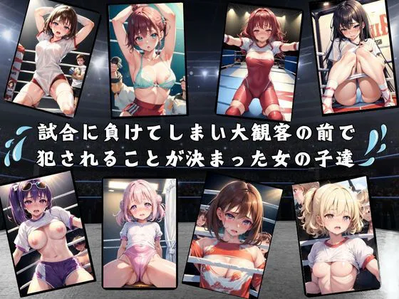 試合に負けその場で脱がされ犯された女の子達（セリフ付）