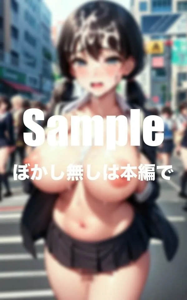 通行人にいきなりぶっかけ！！