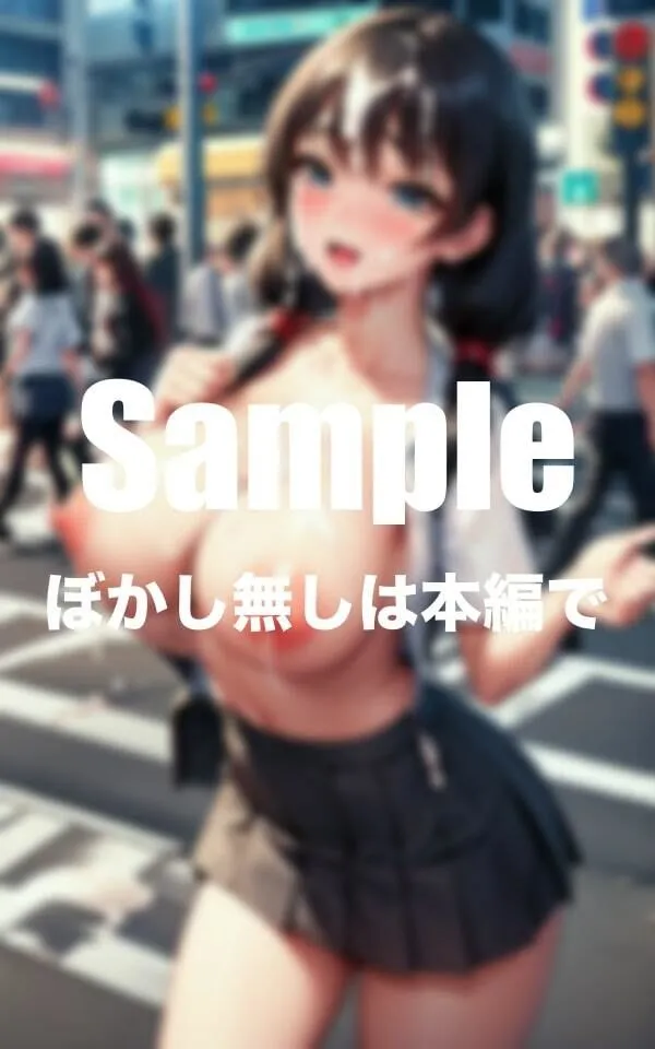 通行人にいきなりぶっかけ！！