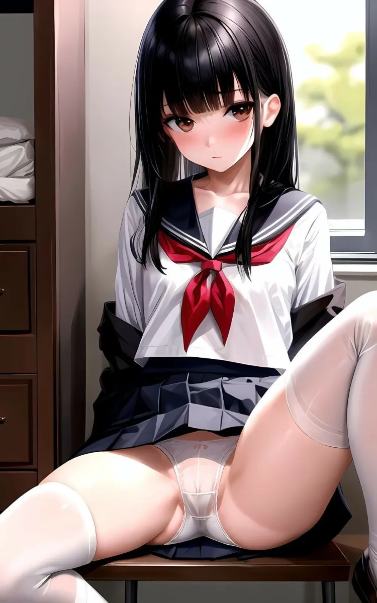 貧乳黒髪JKとやりまくり