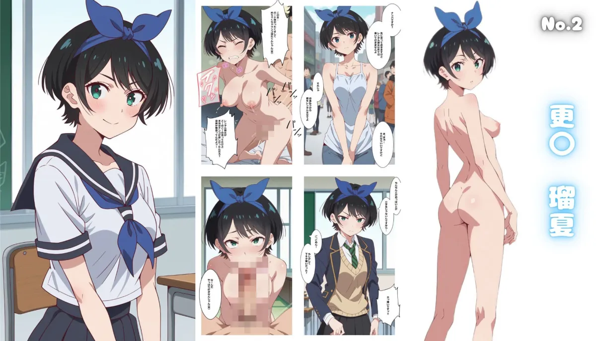 即堕ち2コマシリーズ 【彼女、お借りしますver】