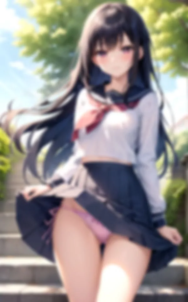 高嶺の花子さんも天然パンチラ