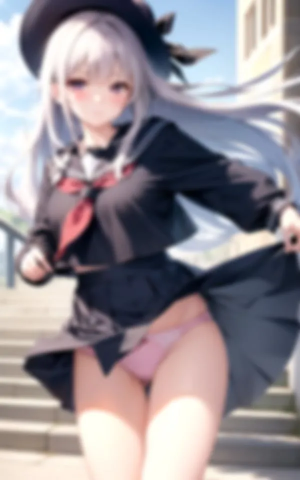 高嶺の花子さんも天然パンチラ