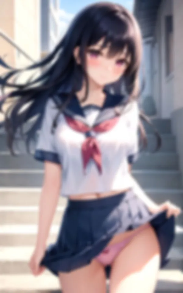 高嶺の花子さんも天然パンチラ