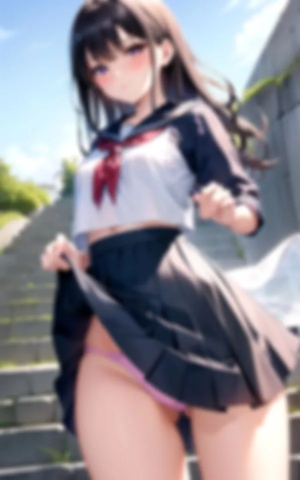 高嶺の花子さんも天然パンチラ