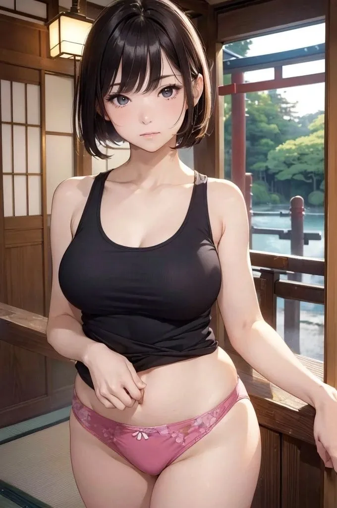 巨乳露出美女【妄想イラスト美女図鑑vol.89】