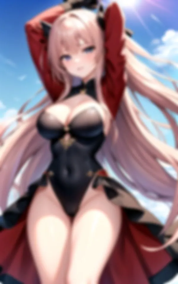 ギリギリ水着の美女たち